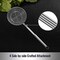 Solid Stainless Steel Spider Strainer Skimmer Ladle for Cooking and Frying, Kitchen Utensils Wire Strainer Pasta Strainer Spoon, 5.4 Inch